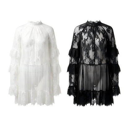 👗 50% RABATT! ✨ Elegantes Spitzenkleid mit Ausschnitten – Feminin & luftig – Perfekt für besondere Anlässe, Sommerpartys oder romantische Abende – zarte Spitze mit modernen Details 🌸