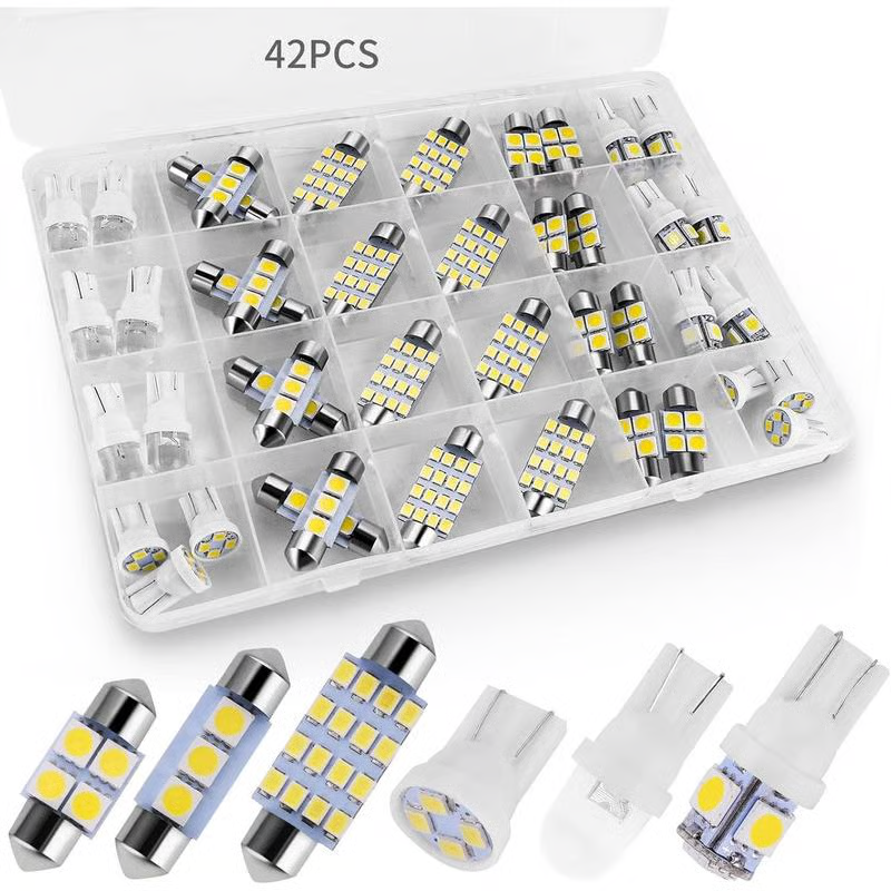 🌞Frühlingserwachen: 💡42-teiliges Superhelles LED Auto-Innenraumbeleuchtungs-Set – Plug & Play Upgrade für dein Auto ✨
