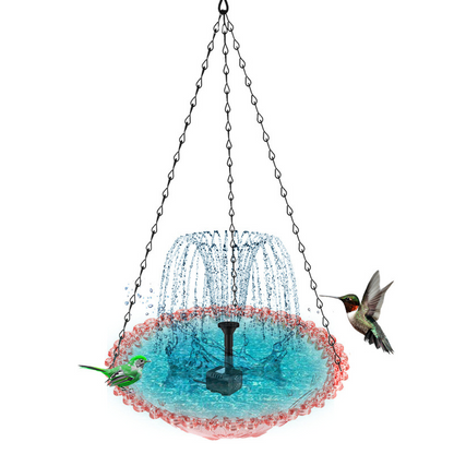 ✨Hängender Springbrunnen für den Außenbereich mit Vogelbad und Futterstelle⛲🐦