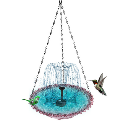 ✨Hängender Springbrunnen für den Außenbereich mit Vogelbad und Futterstelle⛲🐦