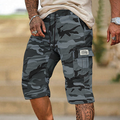 🔥 50% RABATT! 🩳 Herren-Camo-Cargoshorts mit Mehreren Taschen – Strapazierfähig, bequem & praktisch – Perfekt für Outdoor & Freizeit 🏕️