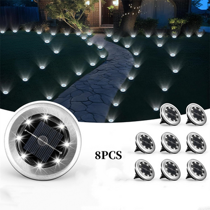 💡 50% RABATT! ☀️ Wasserdichte Solar-Bodeneinbauleuchte für den Außenbereich – 2er-Pack, Automatisches Ein/Aus & Perfekt Für Wege & Terrasse 🏡