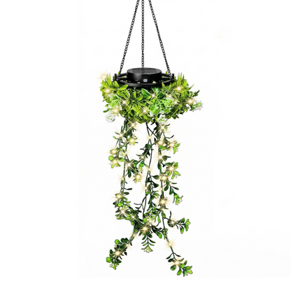 ☀️ 50 % Rabatt – Solar-Efeu-Lichterkette mit künstlichen Blättern – wasserdicht, 8 Beleuchtungsmodi & flexibel – perfekt für Garten, Balkon & Wanddekoration 🌿💡