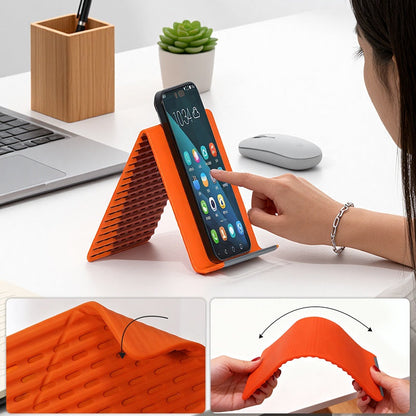 📱 KAUFE 3, ERHALTE 2 KOSTENLOS! ✨ Flexibler Silikon-Handyhalter – Universell Passform, Robuste Klemmkraft & Ideal Für Auto, Küche & Schreibtisch 🚗
