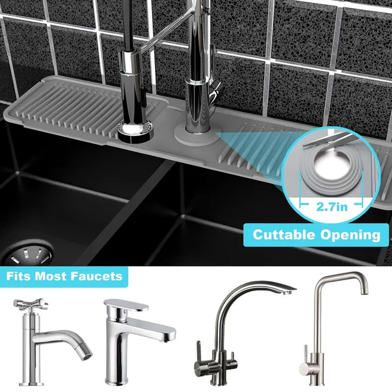 🔥Solange der Vorrat reicht, 50 % Rabatt!🎉Schnelltrocknende Wasserhahnmatte für die Küchenspüle