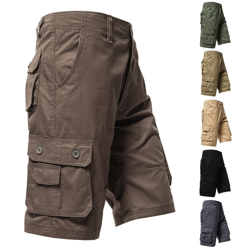 🩳 50% RABATT! 🏕️ Herren lässige Outdoor-Cargo-Shorts – Robust, viele Taschen & verstellbarer Bund – Ideal für Wandern, Arbeit oder den Alltag – bequem & funktional 🌿