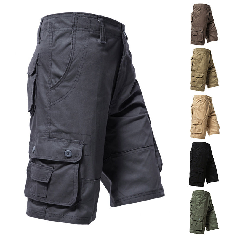 🩳 50% RABATT! 🏕️ Herren lässige Outdoor-Cargo-Shorts – Robust, viele Taschen & verstellbarer Bund – Ideal für Wandern, Arbeit oder den Alltag – bequem & funktional 🌿