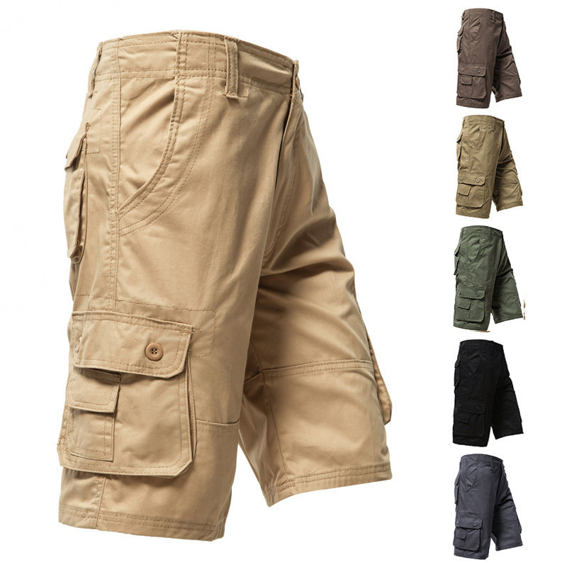 🩳 50% RABATT! 🏕️ Herren lässige Outdoor-Cargo-Shorts – Robust, viele Taschen & verstellbarer Bund – Ideal für Wandern, Arbeit oder den Alltag – bequem & funktional 🌿