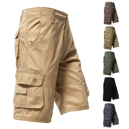 🩳 50% RABATT! 🏕️ Herren lässige Outdoor-Cargo-Shorts – Robust, viele Taschen & verstellbarer Bund – Ideal für Wandern, Arbeit oder den Alltag – bequem & funktional 🌿