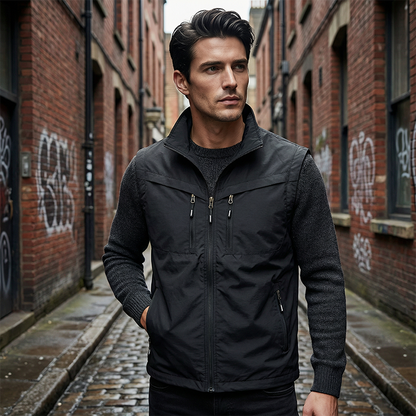 🧥 50% RABATT! 🏞️ Herren Outdoor-Weste mit Mehreren Taschen – Leicht, Strapazierfähig & Ideal Für Wandern & Reisen 🧗‍♂️