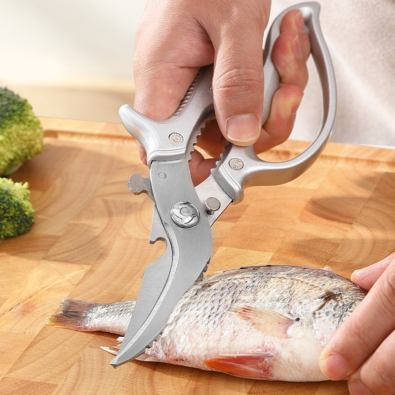 ✂️ NUR FÜR KURZE ZEIT: 50 % RABATT! ⚡ Robuste Multifunktions-Küchenschere – 4-in-1-Werkzeug mit Fischentschupper, Flaschenöffner und Sicherheitsverriegelung 🔪