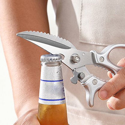 ✂️ NUR FÜR KURZE ZEIT: 50 % RABATT! ⚡ Robuste Multifunktions-Küchenschere – 4-in-1-Werkzeug mit Fischentschupper, Flaschenöffner und Sicherheitsverriegelung 🔪