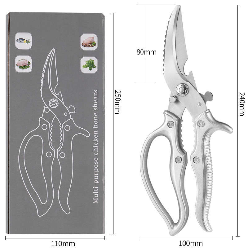 ✂️ NUR FÜR KURZE ZEIT: 50 % RABATT! ⚡ Robuste Multifunktions-Küchenschere – 4-in-1-Werkzeug mit Fischentschupper, Flaschenöffner und Sicherheitsverriegelung 🔪