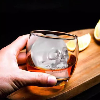 🧊 50% RABATT ! ✨ Schädel-Eiswürfelform aus Silikon – Für Cocktails, Partys & kreative Köstlichkeiten 🍹