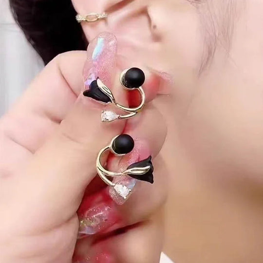 🔥Solange der Vorrat reicht 40 % Rabatt!🎉Vielseitige Tulpen-Ohrringe