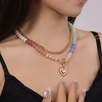 🌈 50% RABATT! 📿 Boho-Regenbogenkette mit Perlen & Kette – Buntes Design, Leichtgewicht & Perfekt Für Einen Fröhlichen, Kreativen Look ✨