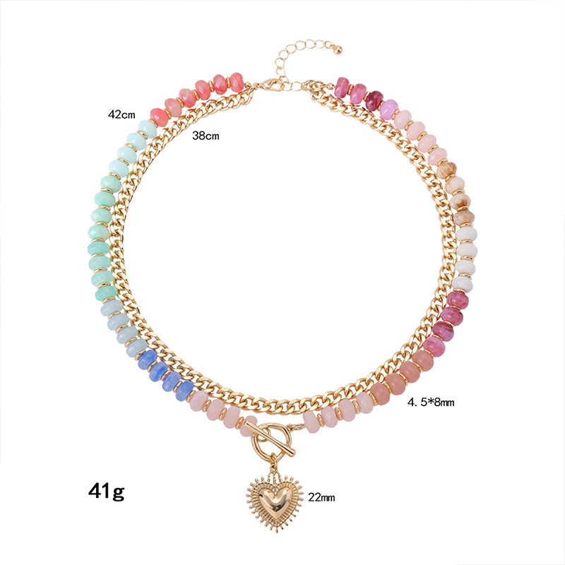 🌈 50% RABATT! 📿 Boho-Regenbogenkette mit Perlen & Kette – Buntes Design, Leichtgewicht & Perfekt Für Einen Fröhlichen, Kreativen Look ✨