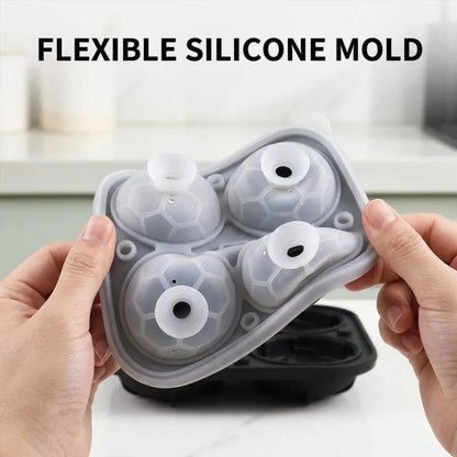 ⚽ 1. 2+1 GRATIS DEAL 🔥 Silikon Eisballform in Fußballform – perfekte Eiswürfel für Sommerdrinks 🧊⚽✨