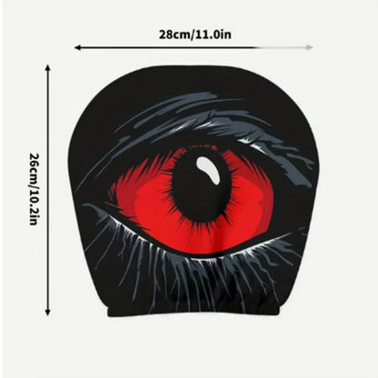 Gruselige Kopfstützenhülle mit rotem Auge👁️‍🗨️🚗