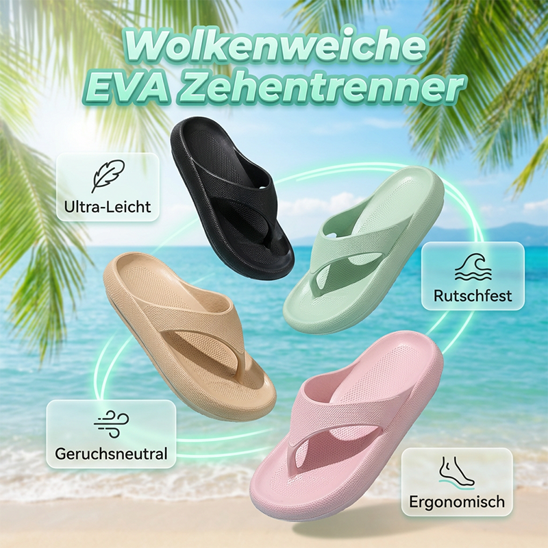 ✨🔥Wasserfeste Unisex-Zehentrenner für drinnen und draußen