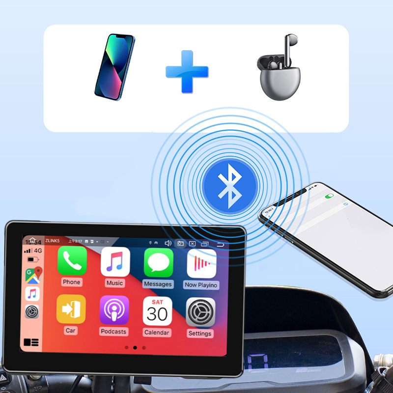 🏍️ LIMITED-TIME 50% RABATT! 📹 Motorrad-Dashcam mit CarPlay – IPX6 Wasserdicht, Dual-Kamera, Drahtlos 🎥