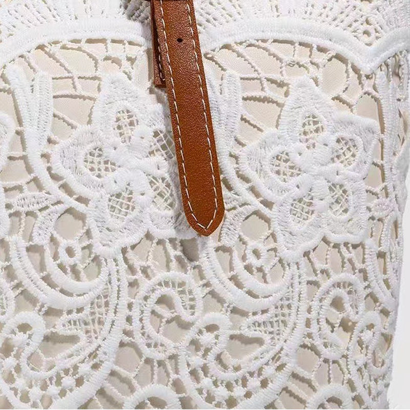👜 62% RABATT! 👛 Elegante Spitzen-Tote-Bag mit Großem Fassungsvermögen – Stilvolles Design, Robuste Verarbeitung & Ideal Für Einkäufe, Strand & Alltag 🏖️