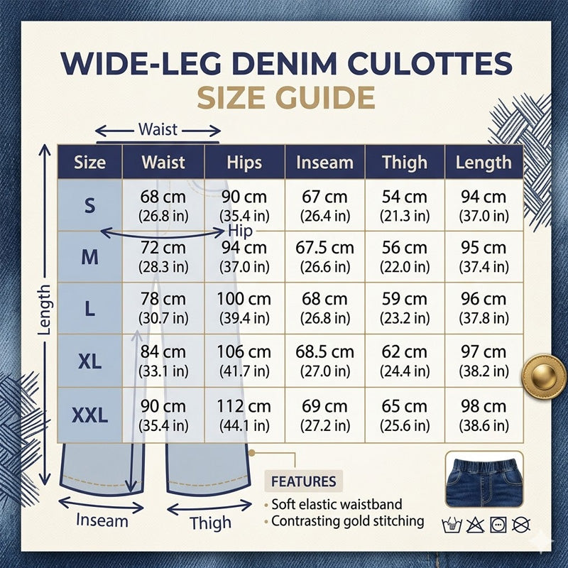 👖 LIMITED-TIME 50% RABATT! ✨ Weite Damen-Crop-Jeans mit Gummibund – Bequem, Weitbeinig, Denim 🍂