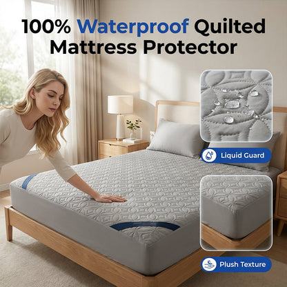 🛏️ Premium Matratzenschutz – wasserdicht, atmungsaktiv & wolkenweich – schützt vor Flüssigkeiten, Milben & Allergenen – ideal für Allergiker, Kinder & Haustiere ✨🛡️
