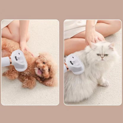 🐕 50 % Rabatt - 3-in-1-Dampfbürste für Haustiere – sanfte Dampfreinigung gegen Gerüche, Bakterien & loses Fell 🌿 – ohne Chemie
