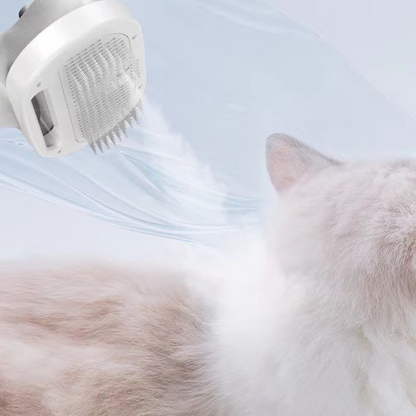 🐕 50 % Rabatt - 3-in-1-Dampfbürste für Haustiere – sanfte Dampfreinigung gegen Gerüche, Bakterien & loses Fell 🌿 – ohne Chemie