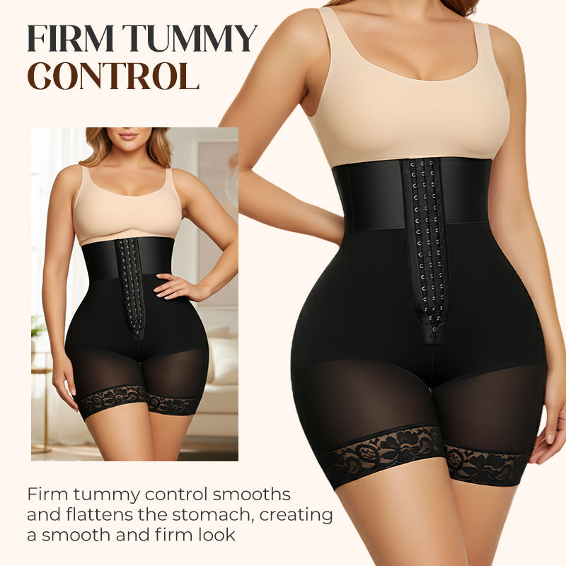🔥🔥 2026 NEU 🥳🍑☁️Damen-Shorts mit hohem Bund und formender Wirkung für einen figurformenden Bauch – Unsichtbarer Tragekomfort, perfekte Kurven💃✨