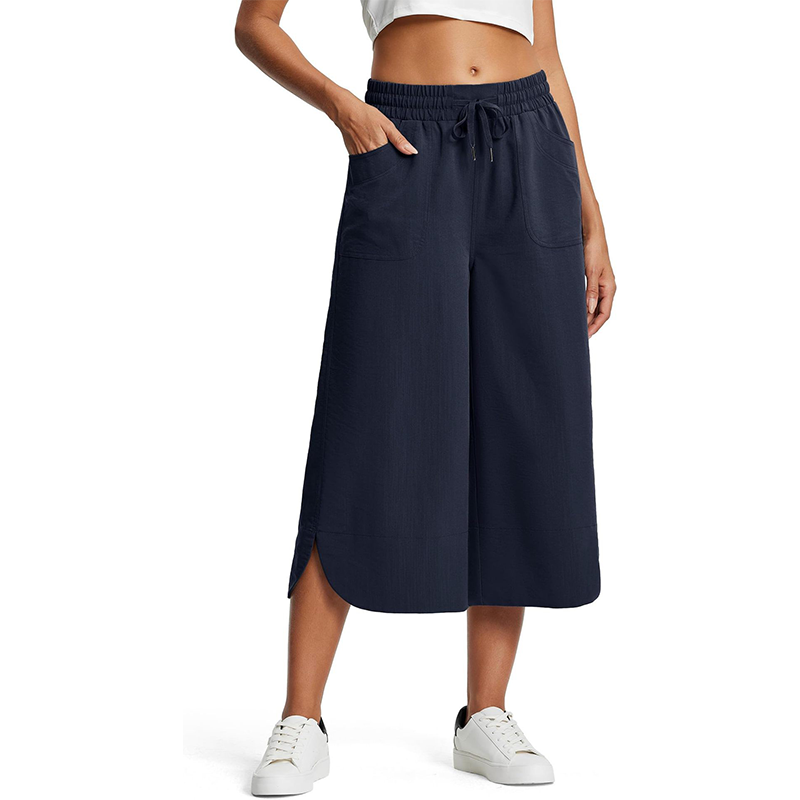 ✨ NUR FÜR BEGRENZTE ZEIT 50% RABATT! 🌸Schmeichelhafte Cropped-Hose mit hoher Taille