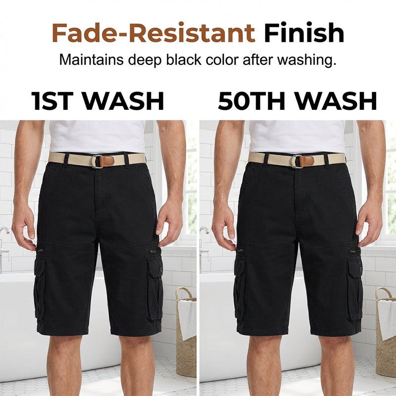 Herren taktische Arbeits-Shorts – knielang, strapazierfähig & vielseitig – ideal für Handwerk, Outdoor & Sicherheitsdienste