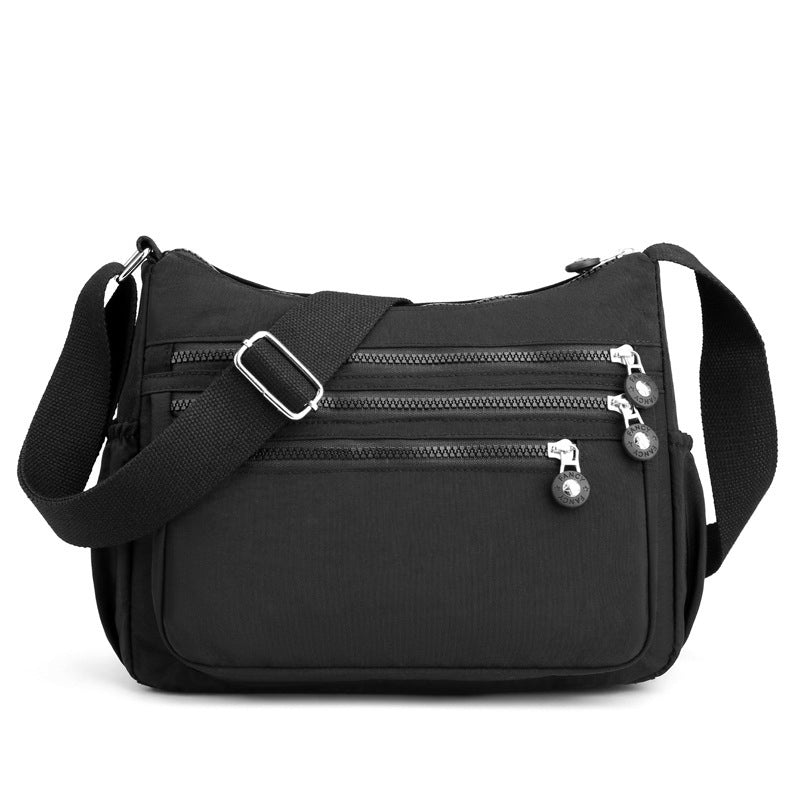 🎒2026 Neu Leichte Nylon-Umhängetasche 🧺 mit mehreren Fächern Alltagstasche