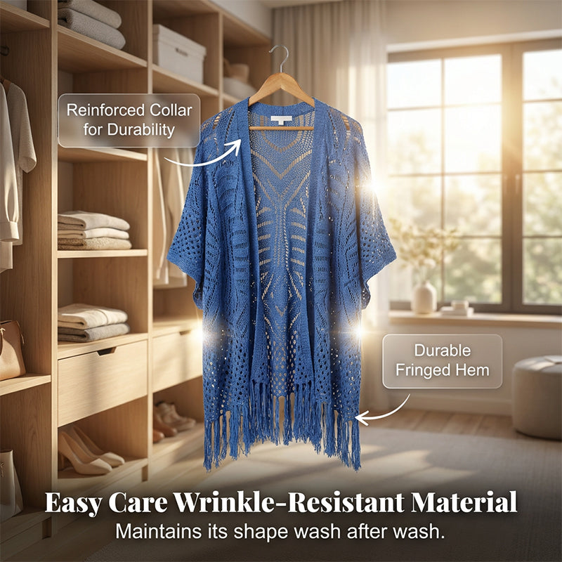 ⏰ 50 % RABATT – Nur für kurze Zeit ✨Damen Strick-Cardigan mit offener Front 🌿 Leicht & Ideal für Alltag und Sommerabende