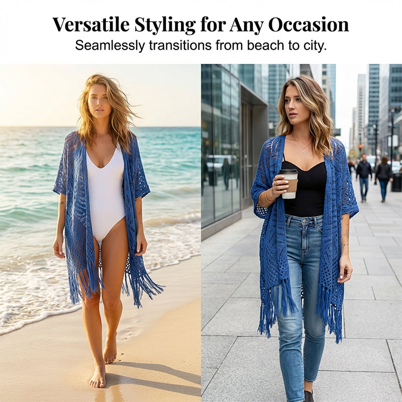 ⏰ 50 % RABATT – Nur für kurze Zeit ✨Damen Strick-Cardigan mit offener Front 🌿 Leicht & Ideal für Alltag und Sommerabende