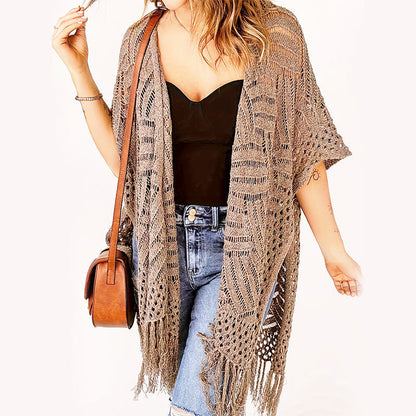 ⏰ 50 % RABATT – Nur für kurze Zeit ✨Damen Strick-Cardigan mit offener Front 🌿 Leicht & Ideal für Alltag und Sommerabende