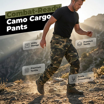 👖 🌿 Herren Outdoor Tarn-Cargo-Hose – Strapazierfähig, vielseitige Taschen & perfekt für Abenteuer und Alltag 🏕️ ✨