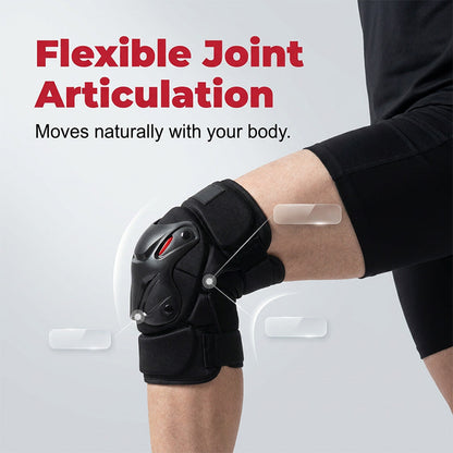 🏍️ Knie- & Ellbogenschoner 🛡️ Verstellbar & Stoßdämpfend – Ideal für Motorrad, Outdoor, Klettern und Arbeit