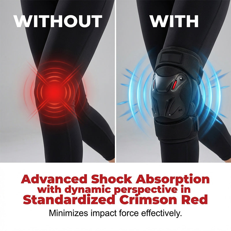🏍️ Knie- & Ellbogenschoner 🛡️ Verstellbar & Stoßdämpfend – Ideal für Motorrad, Outdoor, Klettern und Arbeit