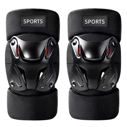 🏍️ Knie- & Ellbogenschoner 🛡️ Verstellbar & Stoßdämpfend – Ideal für Motorrad, Outdoor, Klettern und Arbeit