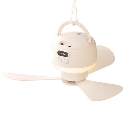 🌬️ LIMITIERTES ANGEBOT 50% RABATT! ✨ Tragbarer Deckenventilator mit LED – Aufladbar, Ultra-Leise, Vielseitig 💡