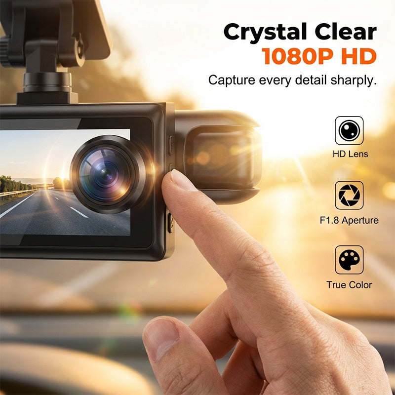 🔥50 % Rabatt 🚘🎥360°-Dashcam mit 1080P HD-Aufnahme – lückenlose Überwachung für Ihr Fahrzeug