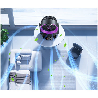 Quiet Desktop Fan with Smart LED Display