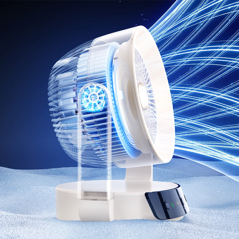 Quiet Desktop Fan with Smart LED Display