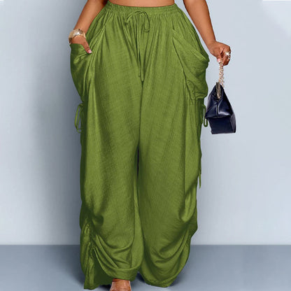 Damen-Laternenhose mit lockerer Passform und Kordelzug