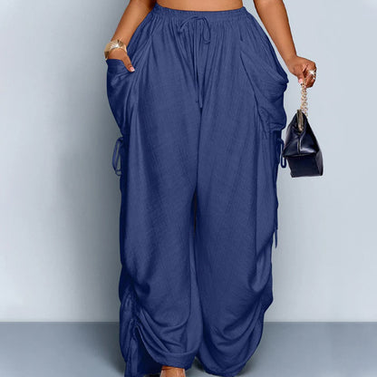 Damen-Laternenhose mit lockerer Passform und Kordelzug