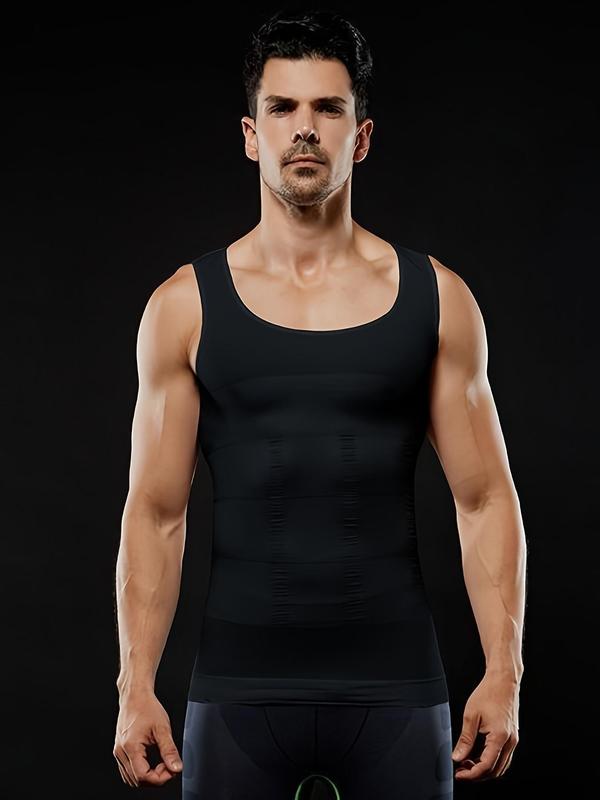 Heißer Verkauf! 💪Figurformendes, atmungsaktives Kompressions-Tanktop für Herren（Farbechtes Material, nicht leicht verblassen）