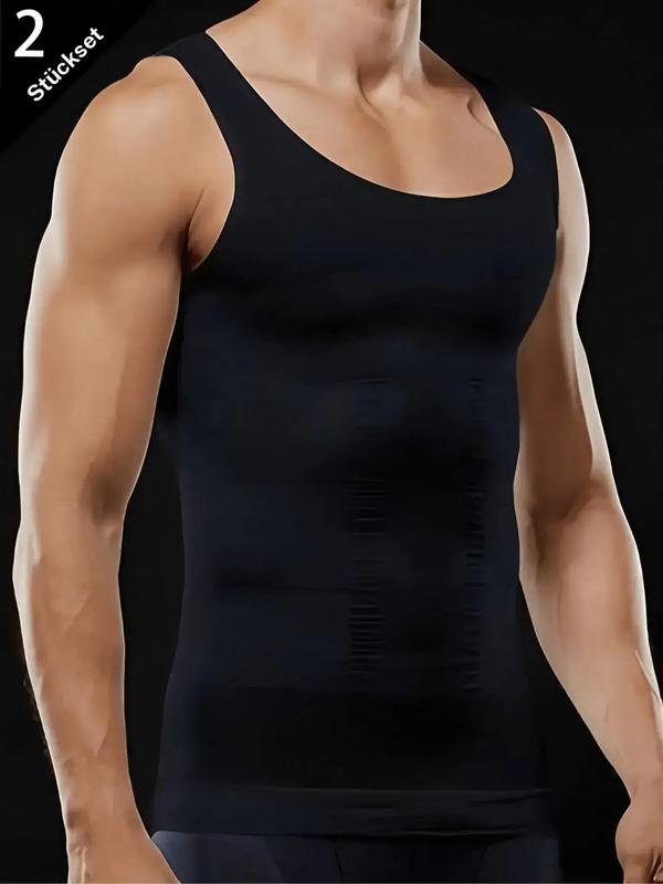 Heißer Verkauf! 💪Figurformendes, atmungsaktives Kompressions-Tanktop für Herren（Farbechtes Material, nicht leicht verblassen）