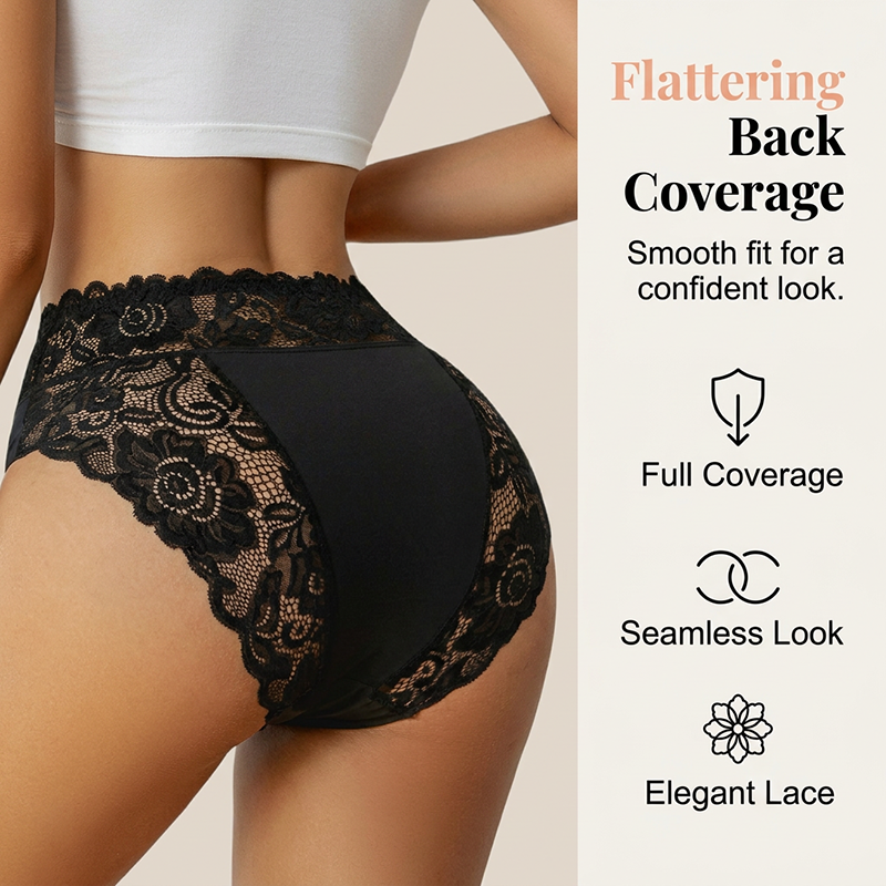 📢📢50 % RABATT !! ⏰Weiche, atmungsaktive Spitzen-Slips für Damen